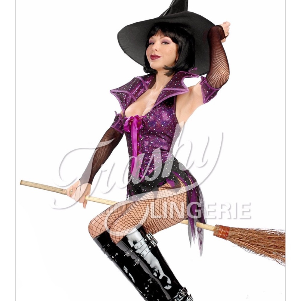 Trashy lingerie dark fairy witch sequin costume